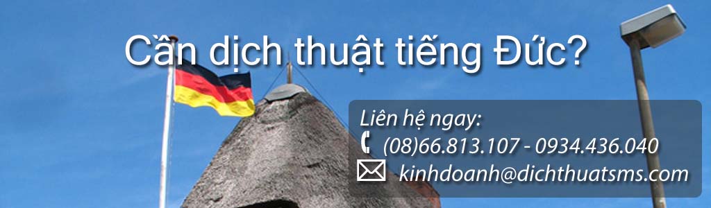 Dịch tài liệu tiếng Đức - Dịch Thuật SMS