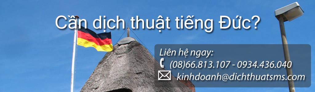 Dịch tài liệu tiếng Đức - Công ty Dịch Thuật SMS