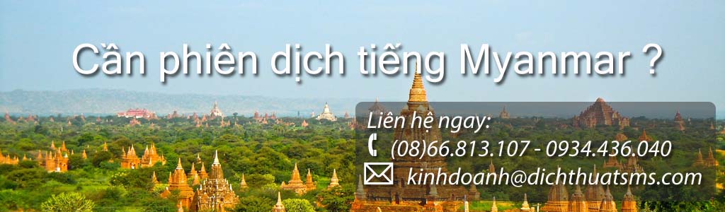 Phiên dịch Tiếng Myanmar - Dịch Thuật SMS