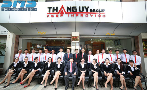 Dịch thuật profile tiếng Campuchia cho tập đoàn Thăng Uy