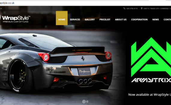 Dịch thuật website ngành car detailing cho WrapStyle (UK)