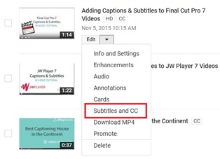 Tìm các video trên YouTube mà bạn muốn phụ đề