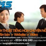 Dịch văn bản, dịch thuật website, dịch thuật video, dịch hợp đồng kinh tế tiếng Trung là mảng dịch vụ chuyên nghiệp tại Dịch Thuật SMS.