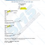 Mẫu bản dịch hợp đồng mua bán song ngữ Anh Trung (English-Chinese sales contract)