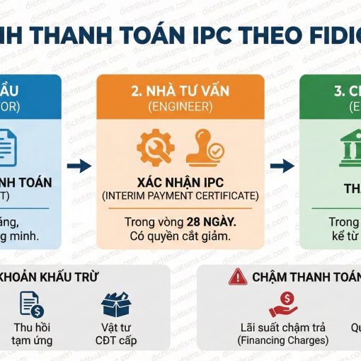 Quy trình chứng nhận thanh toán tạm thời (IPC) theo FIDIC