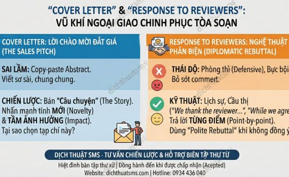 Chiến Lược Viết Cover Letter & Response to Reviewers: Cách "Thuyết Phục" Editor Khó Tính