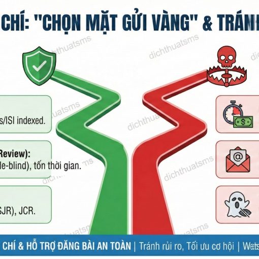 Chiến Thuật Chọn Tạp Chí ISI/Scopus & Nghệ Thuật "Né" Bẫy Tạp Chí Săn Mồi (Predatory Journals)