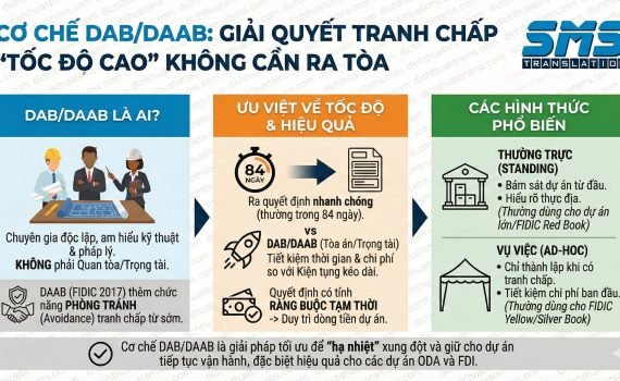 DAB/DAAB theo FIDIC: Giải quyết tranh chấp "tốc độ cao" không cần ra Tòa