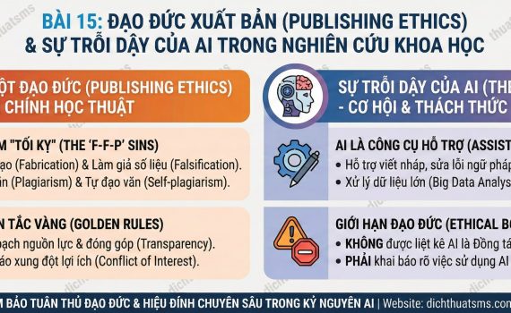 Đạo Đức Xuất Bản (Publishing Ethics) & Sự Trỗi Dậy Của AI: Ranh Giới Mỏng Manh Giữa "Hỗ Trợ" Và "Gian Lận"