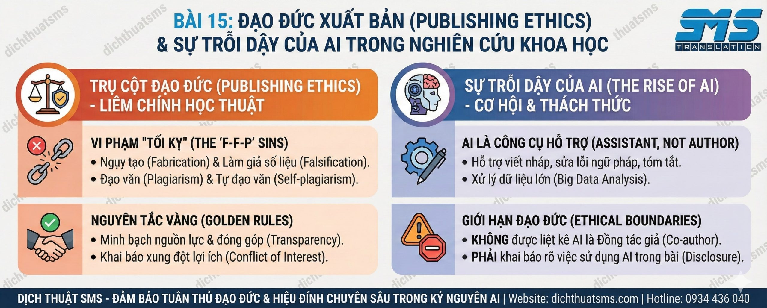 Đạo Đức Xuất Bản (Publishing Ethics) & Sự Trỗi Dậy Của AI: Ranh Giới Mỏng Manh Giữa "Hỗ Trợ" Và "Gian Lận"