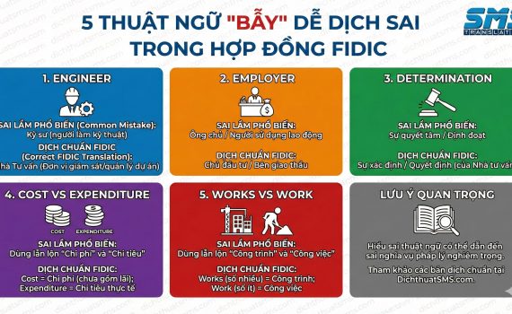 5 thuật ngữ "bẫy" dễ dịch sai nhất trong Hợp đồng FIDIC