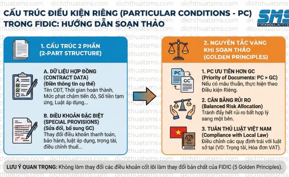 Cấu trúc "Particular Conditions" (Điều kiện riêng): Hướng dẫn soạn thảo phần bổ sung cho FIDIC