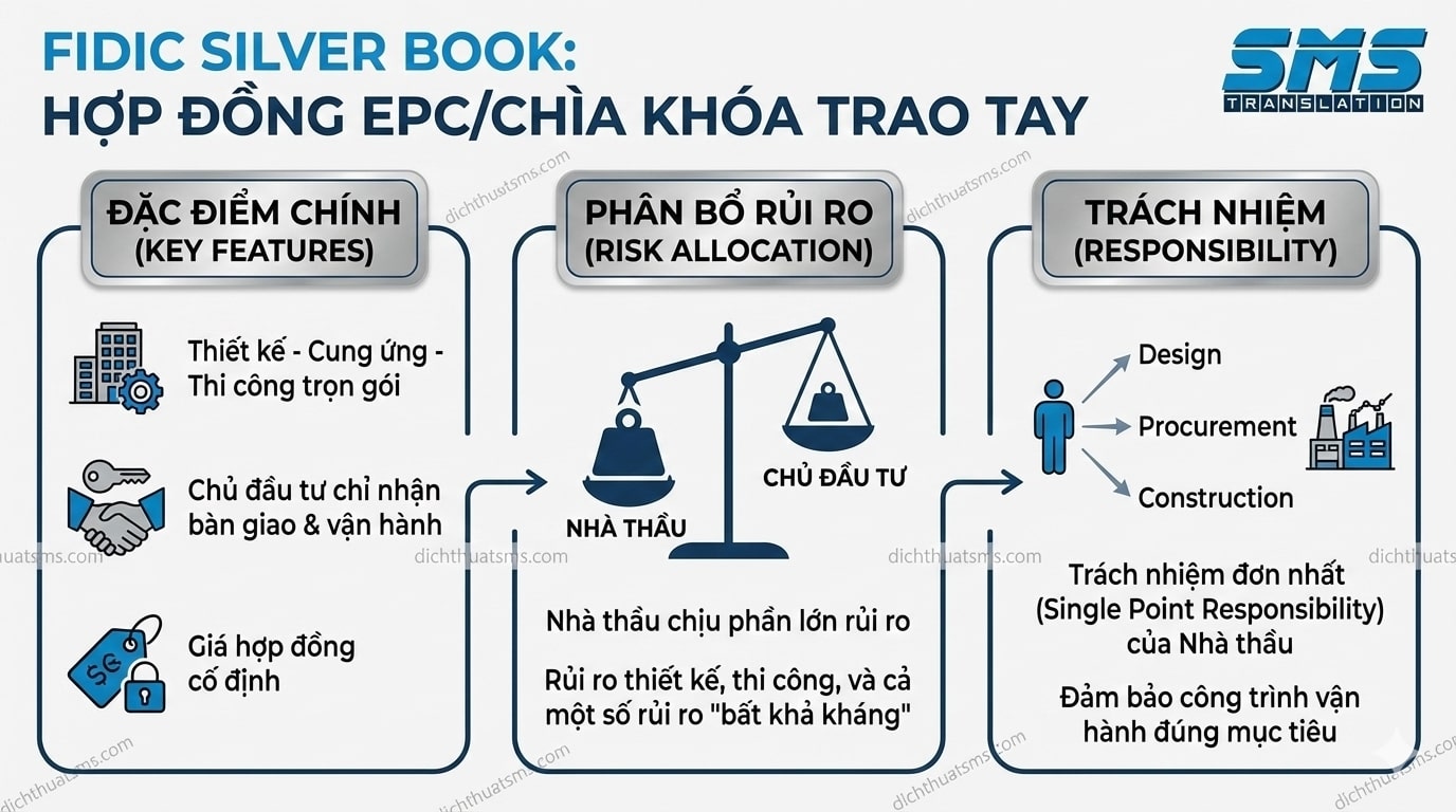 EPC và Chìa khóa trao tay: Tại sao FIDIC Silver Book là "cơn ác mộng" của Nhà thầu?