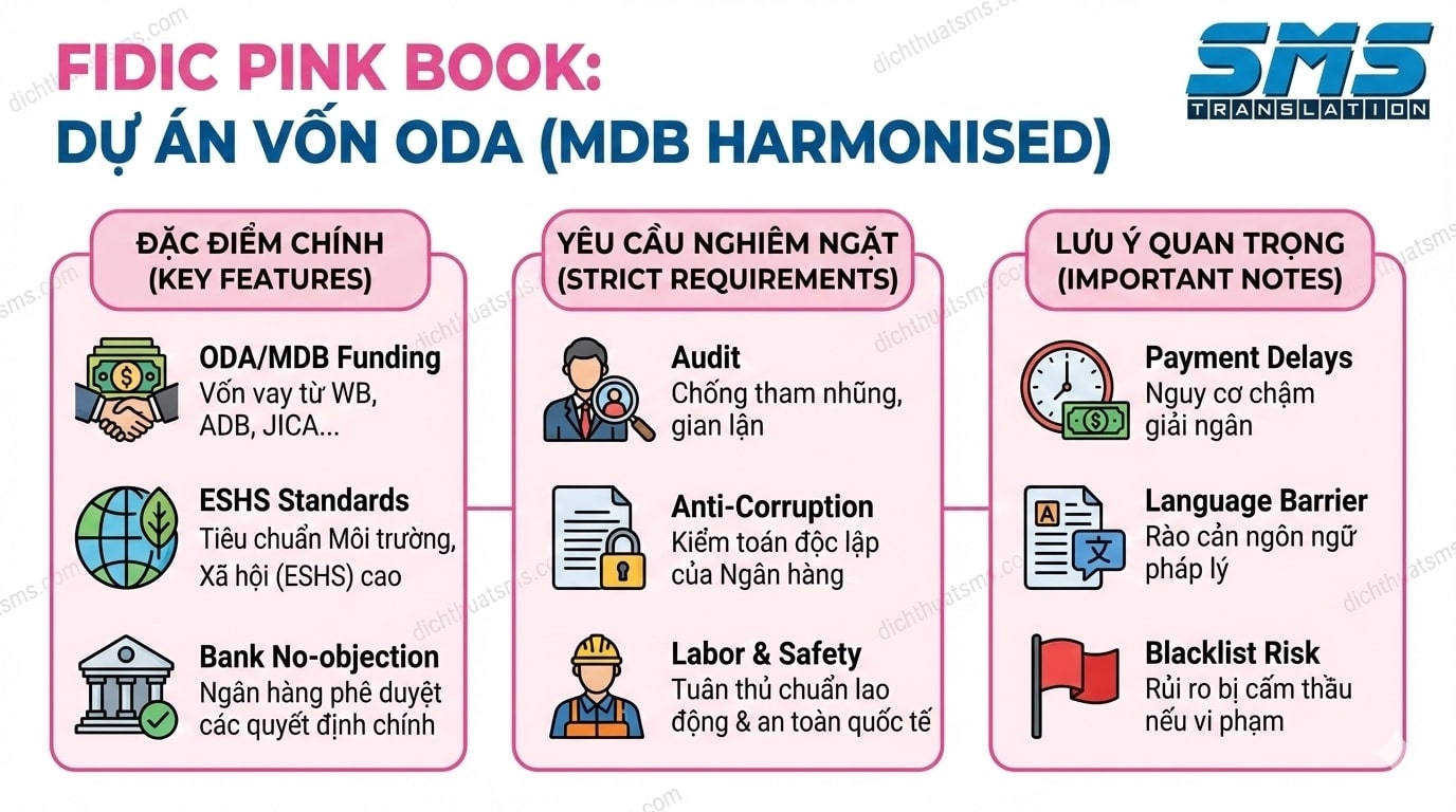 Dự án vốn ODA (WB, ADB, JICA) tại Việt Nam: Tại sao bắt buộc dùng Pink Book?