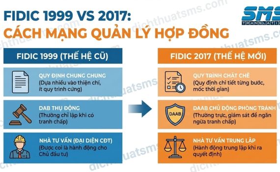 Cuộc cách mạng từ 1999 đến 2017: Những thay đổi cốt lõi trong bộ hợp đồng FIDIC