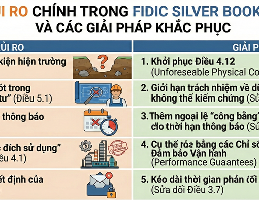 FIDIC Silver Book 5 rui ro va goi y dieu khoan de khac phuc
