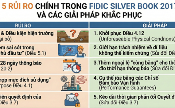 FIDIC Silver Book 5 rui ro va goi y dieu khoan de khac phuc