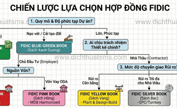 "Mindmap Tư Duy" (Decision Matrix) được chúng tôi hệ thống hóa lại giúp Chủ đầu tư hoặc Nhà thầu định vị ngay lập tức cuốn sách FIDIC cần thiết cho dự án của mình