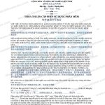 hợp đồng cấp phép sử dụng phần mềm tiếng Trung