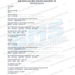 Mẫu hợp đồng đại diện thương mại quốc tế tiếng Trung song ngữ Việt Trung