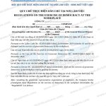 Mẫu Quy chế thực hiện dân chủ tại nơi làm việc song ngữ Việt Anh