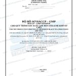 Bộ hồ sơ HACCP-GMP chè đen song ngữ Anh Việt