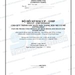 Bộ hồ sơ HACCP-GMP đậu xanh, đậu đỏ và mè song ngữ Anh Việt