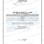 Bộ hồ sơ HACCP-GMP tinh bột sắn song ngữ Anh Việt