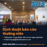 Dịch thuật báo cáo thường niên Ngân hàng Bắc Á bằng tiếng Anh – Dịch Thuật SMS