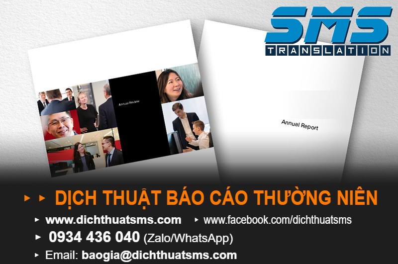 Dịch báo cáo thường niên và báo cáo phát triển bền vững sang tiếng Anh