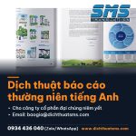 Dịch thuật báo cáo thường niên tiếng Anh cho công ty niêm yết